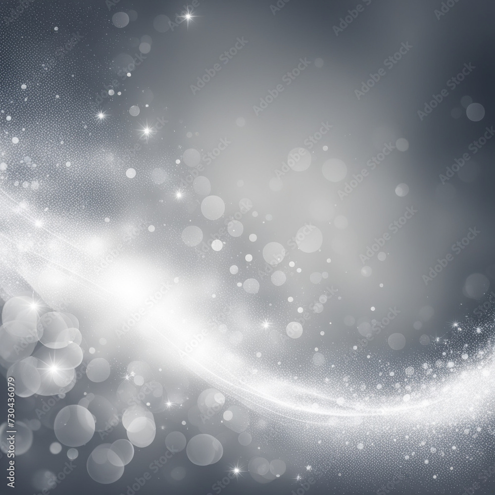 Aufkleber gray texture background, abstract fantasy gray background with light and bokeh effect. gray gradient
