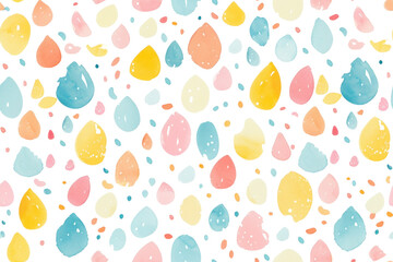 Pastel Morning Drops Pattern Background