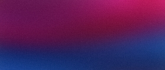 Ultra wide dark pink blue azure purple red gradient grainy premium background. Perfect for design, banner, wallpaper, template, art, creative projects, desktop. Exclusive quality, vintage style