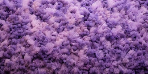 Lavender plush carpet