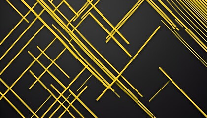 Abstract modern yellow lines background vector illustration