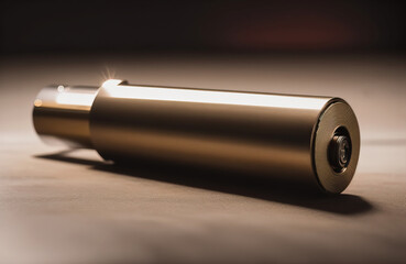 A gun bullet close up.