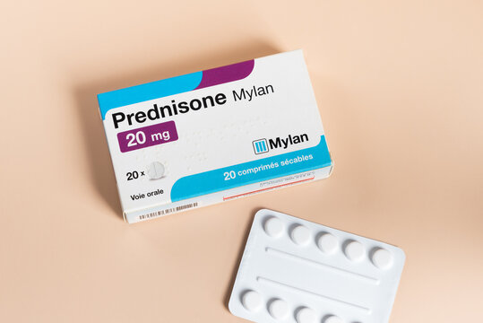 Prednisone. Corticost&eacute;ro&iuml;des.