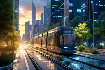 High-speed transport of the future, high-speed trains in the city of the future