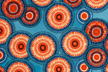 African geometric print, abstract art style seamless pattern.