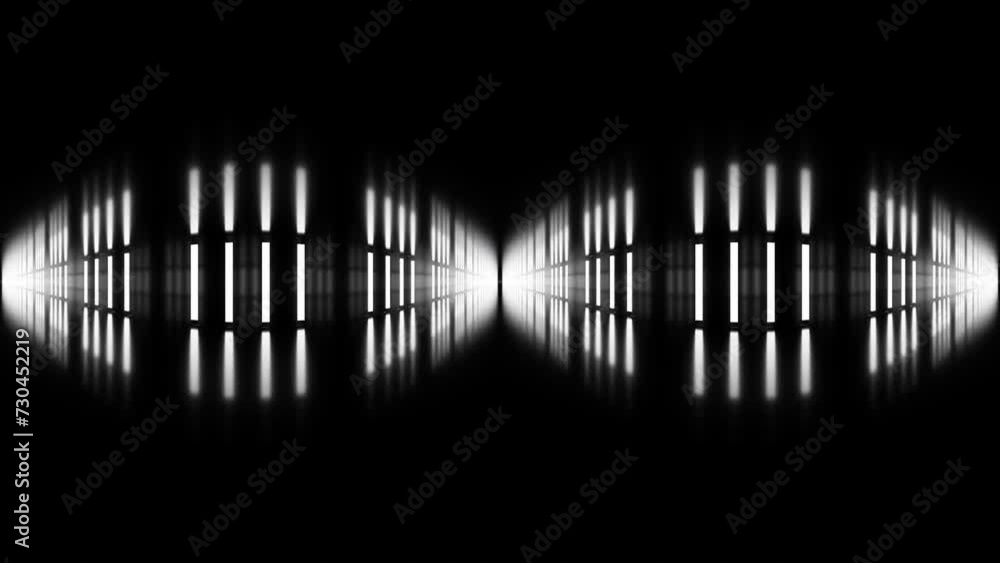 Poster abstract black background architecture glossy room panorama vr environment map 3d render seamless an
