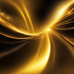 Gold texture background,abstract fantasy gold background with light and bokeh effect.