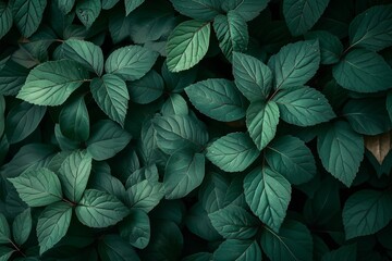 photo of the green shaded leaves Generative AI