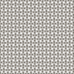 Steel or silver texture pattern of mesh. 3D rendering isolated on transparent background