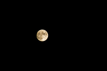 Full moon in the night