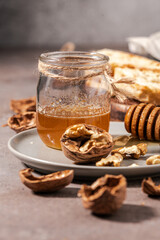 Fresh sliced Camembert cheese