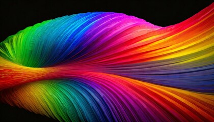 Fototapeta premium A stunning 3D render of an abstract multicolor spectrum