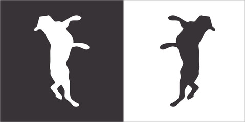 Illustration vector graphics of dog icon