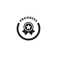 Progress icon vector or progress symbol vector isolated. Best Progress symbol for apps, websites, print sign, and more about Progress.