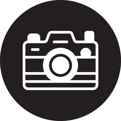 photography glyph icon