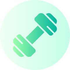 dumbbell gradient icon