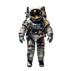 Space Explorer: Isolated Astronaut in Suit - Transparent Background PNG