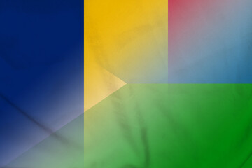 Romania and Djibouti government flag transborder contract DJI ROU