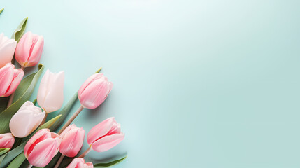 Obraz premium Women's day background with copy space