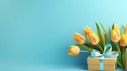 Women's day background with copy space