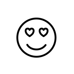 Fototapeta premium High Quality Thin Line Emoji