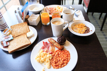 A Hearty Breakfast Spread to Start the Day