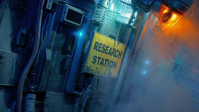Steam Released At Research Station Futuristic Interior
