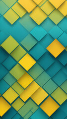 Colorful art from Lattice shapes and teal
