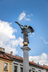 Fototapeta premium Engelstatue in der Republik Uzupis