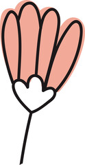 Flower Hand Drawn Outline
