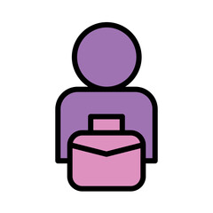 Manager Portfolio Manager Filled Outline Icon