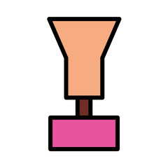 Italy Serie Soccer Filled Outline Icon