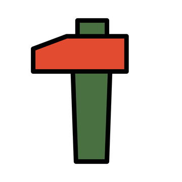 recommend clip art: Fence Gate Smith Filled Outline Icon