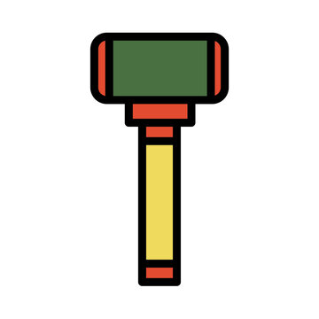 recommend clip art: Hammer Tools Blacksmith Filled Outline Icon