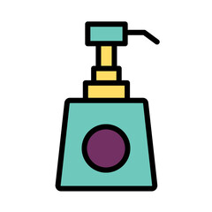 Kids Shampo Toys Filled Outline Icon