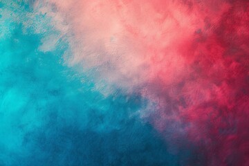 Fototapeta premium Vibrant gradient texture from light red to vivid blue hues, generative AI