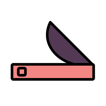 recommend clip art: Journey Knife Pocket Filled Outline Icon