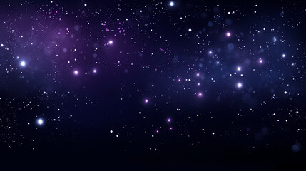 Fototapeta premium Mysterious star themed gradient background with countless twinkling stars