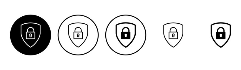 Security icon set. protection icon. privacy. vpn