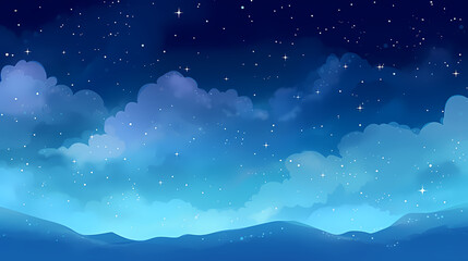 Obraz premium Gradient abstract stars background, starry night sky