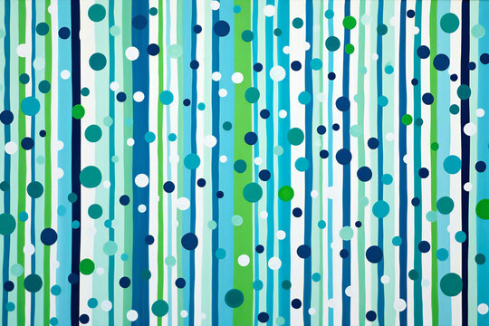 Cute background material with blue Scandinavian design, Generative AI © kore kei