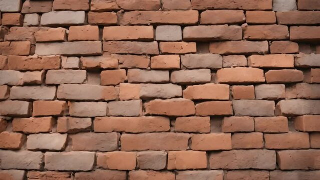 Close Up of a Brick Wall Made of Bricks