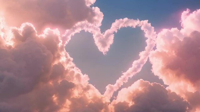 Heart Shaped Cloud in the Sky