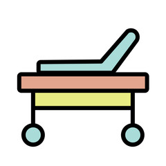Bed Disability Hospital Filled Outline Icon