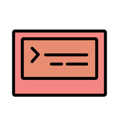 Fototapeta premium Marketing Seo Service Filled Outline Icon