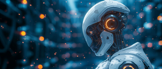New technologies, Artificial intelligence, world of the future	
 - obrazy, fototapety, plakaty