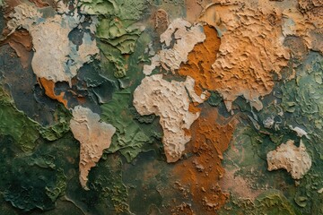 Fototapeta premium different natural Earth textures mixed in beautiful abstract background