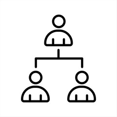 thin line icon set, related to team, teamwork, coworkers, cooperation. Collection of linear business simple symbols. vector illustration. Editable stroke