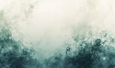 Obraz premium Background with fog and smoke effect in green-white tones