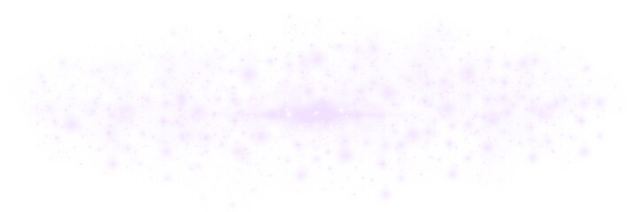 Dust with purple glitter effect 